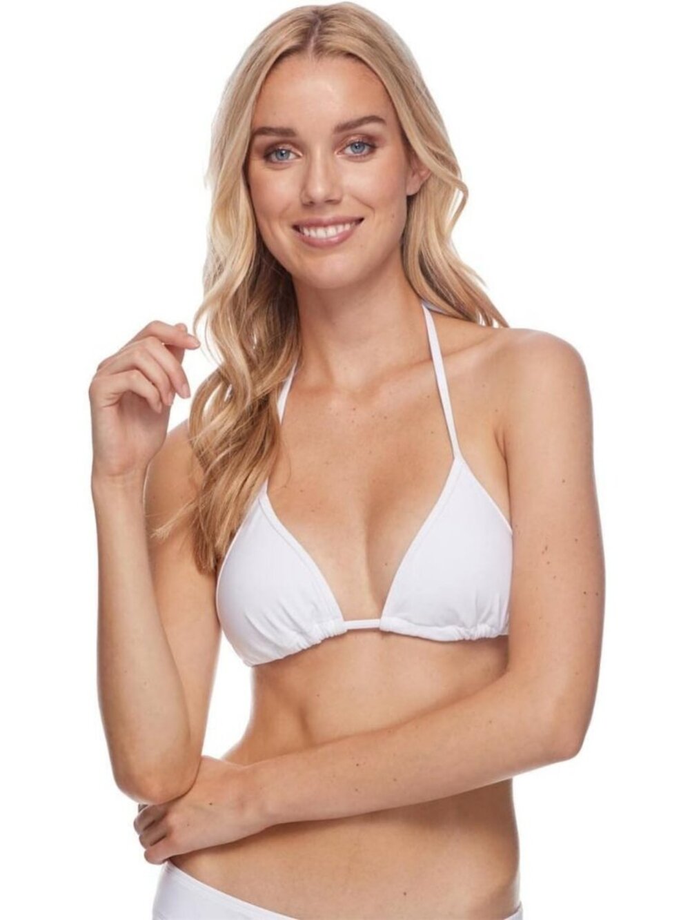 Stylish Women's Solid Triangle Bikini Top - Smooth Fit, Adjustable Slider Design